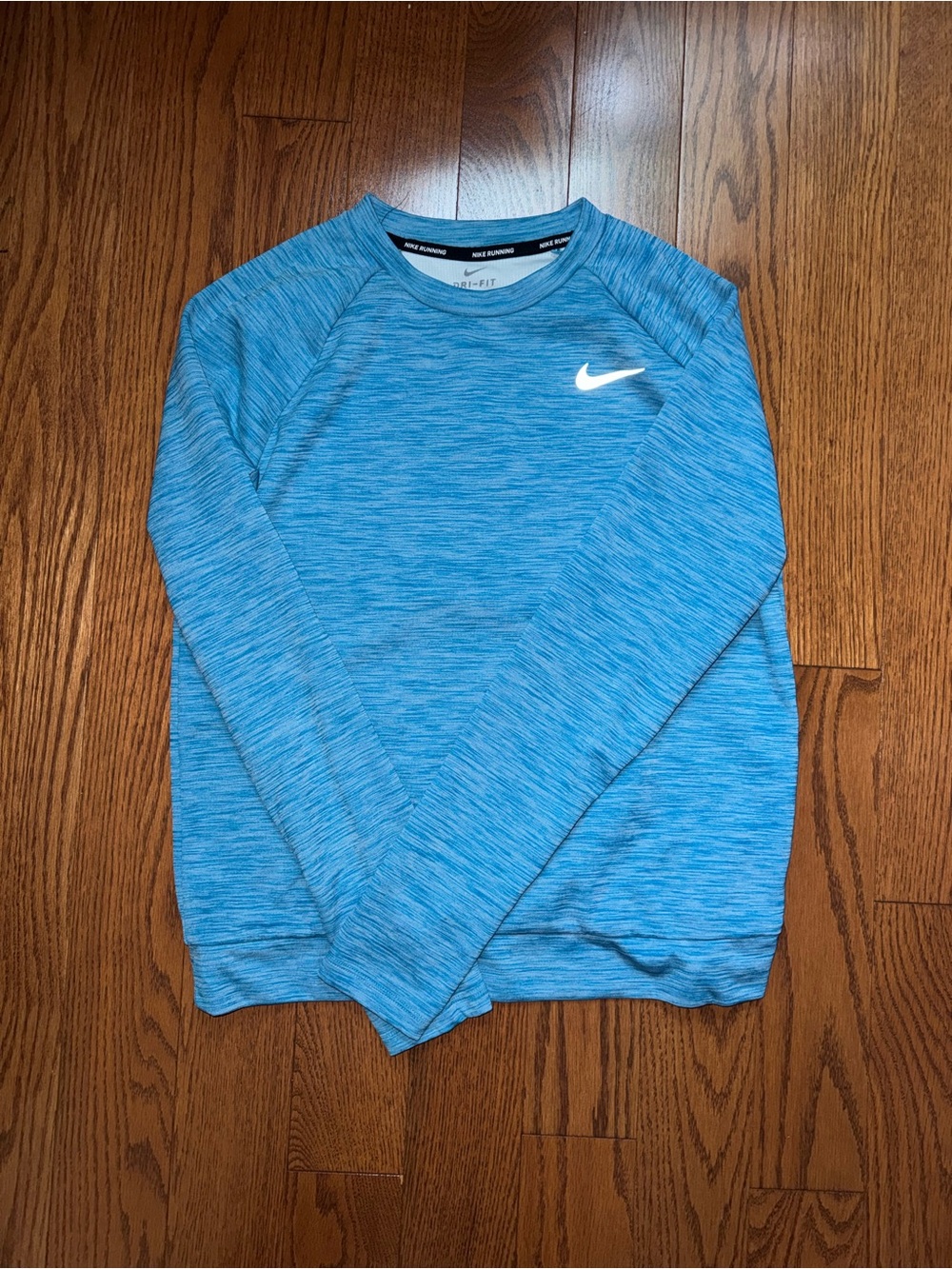 Nike Women’s Blue Dri-FIT Heather Crew Sweatshirt